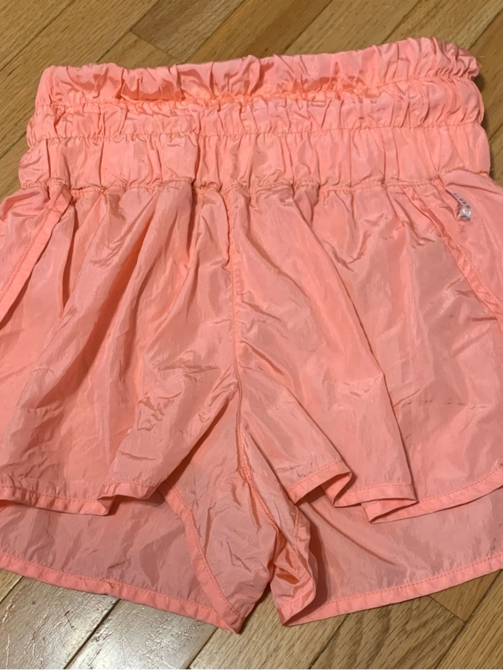 Free People Movement Coral Pink Athletic Shorts Size M
